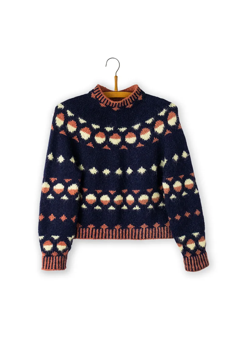 Isager Gunta Sweater Alpaca 3 kit pull laine