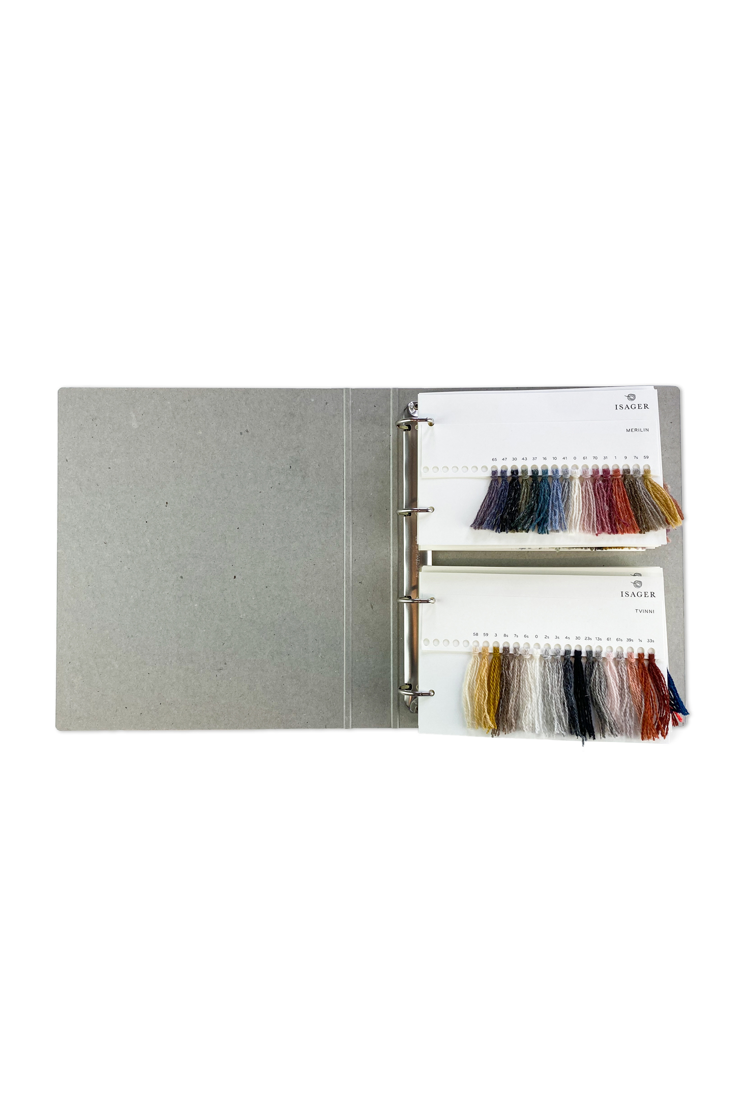 Isager Complete Shade Card nuancier laine