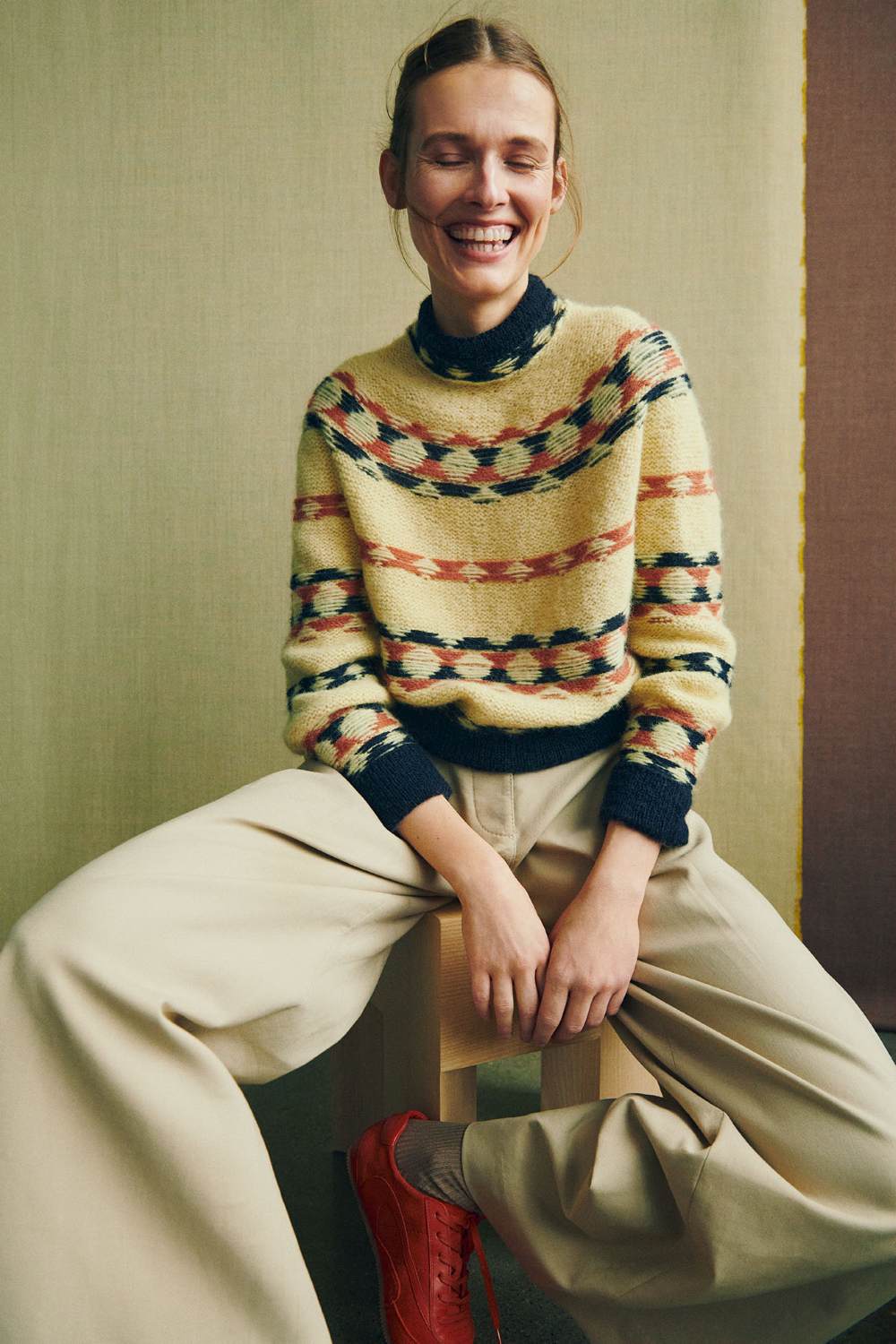 Isager Gunta Sweater Isager Soft kit tricot pull