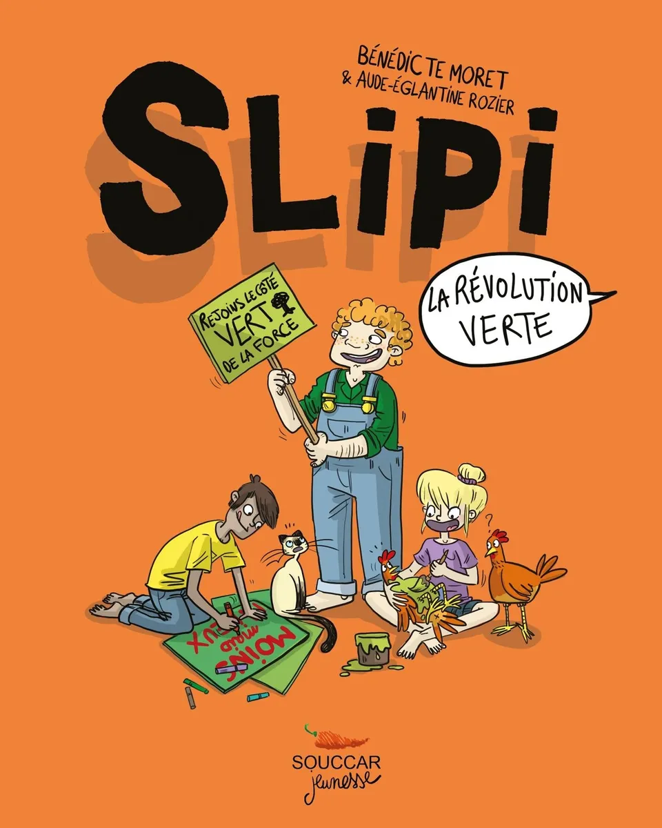 Souccar Jeunesse Slipi T2 La révolution verte BD brochée écologie