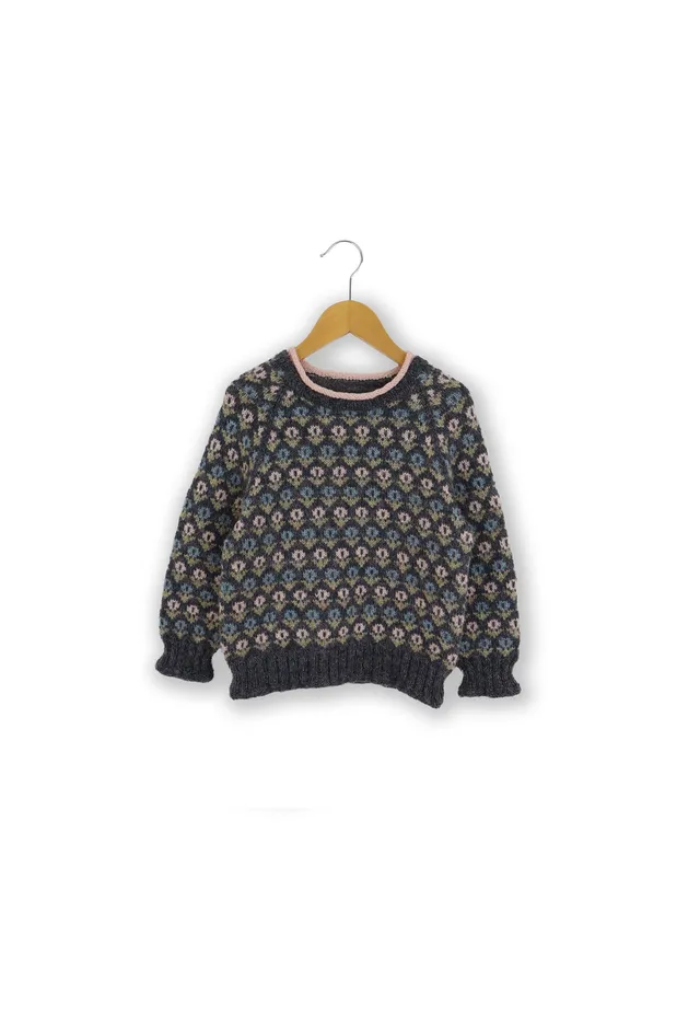 Isager Den lille Idas blomster patron tricot
