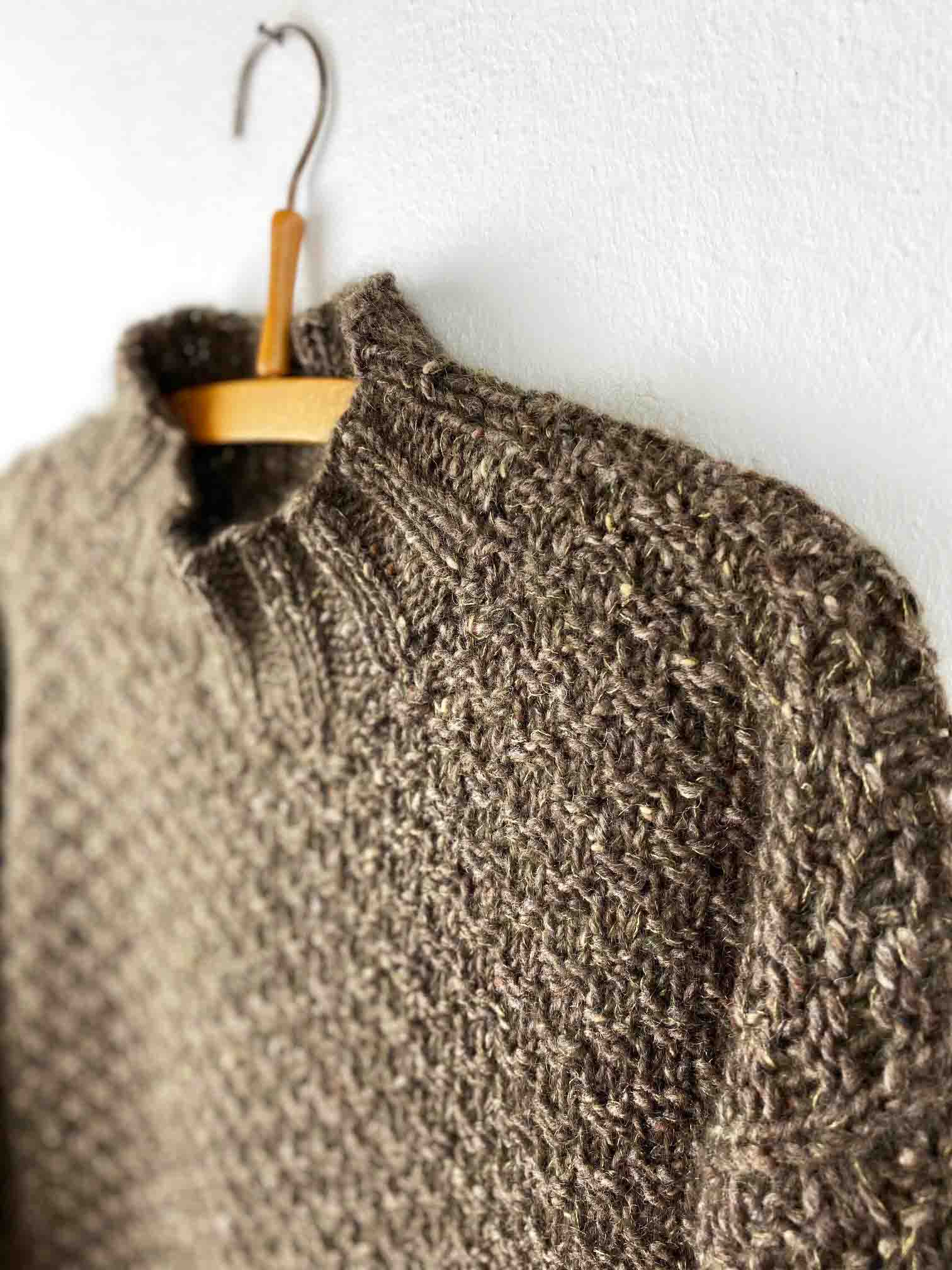 Isager Yarn Kits Hvidsten kit tricot Aran Tweed Silk Mohair
