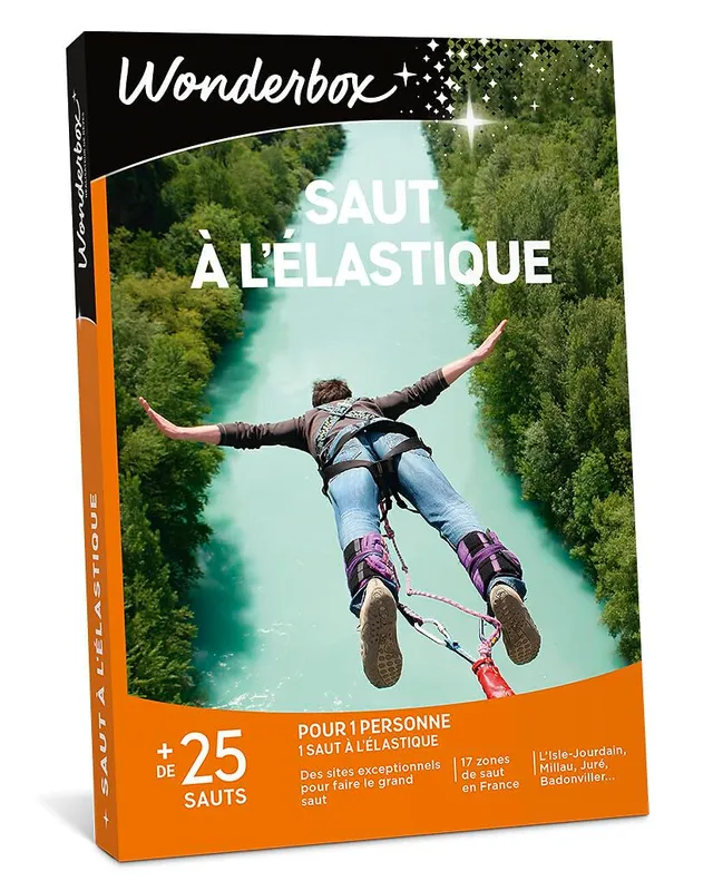 Wonderbox Saut à l’Élastique coffret cadeau 1 pers adrénaline