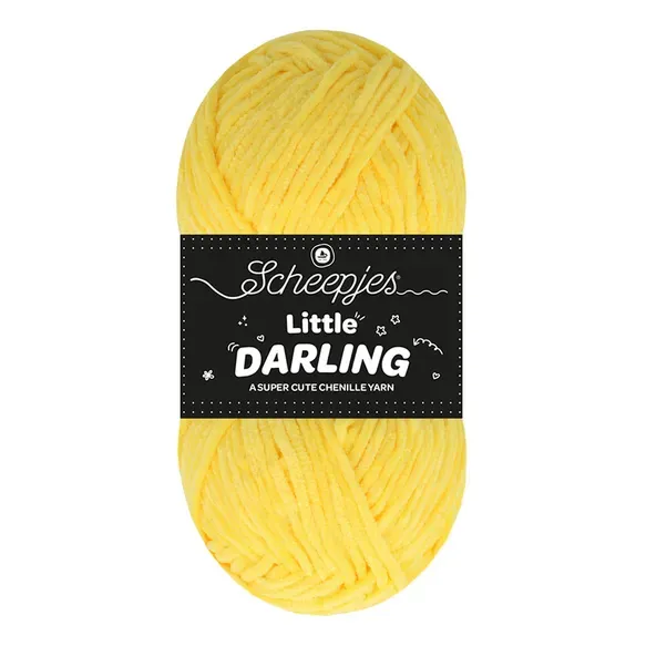 Scheepjes Chenille 421 Lemon fil velouté doudou