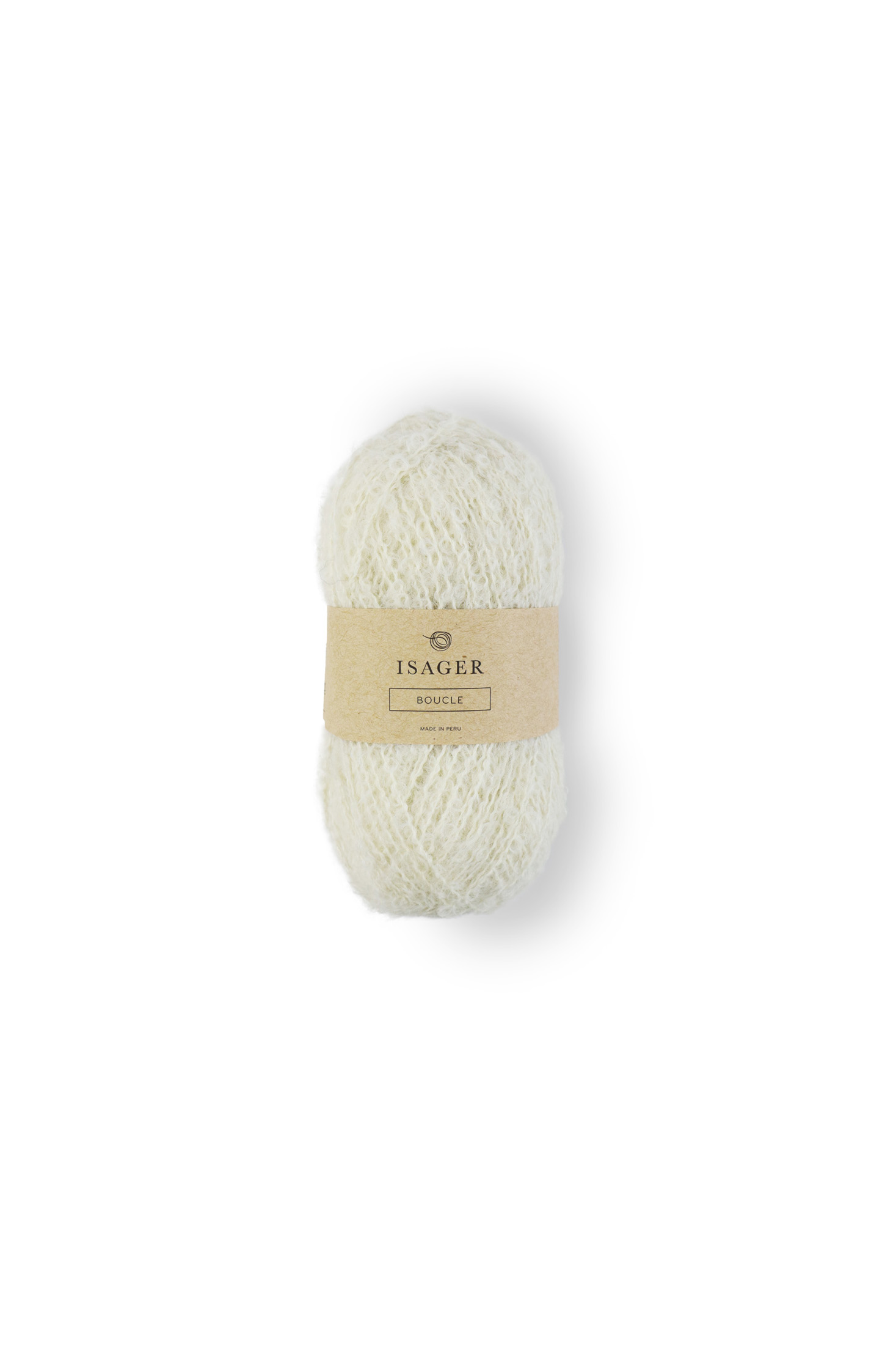 Isager Bouclé fil laine alpaga pelote