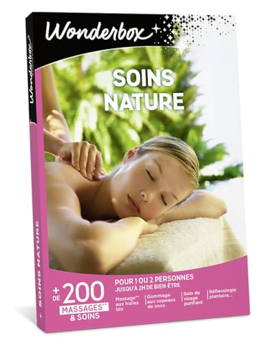 Wonderbox Beauté & bien-être Soins Nature coffret 1-2 pers
