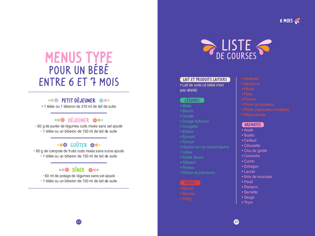 Souccar Guide Premiers repas 4 mois à 3 ans livre broché