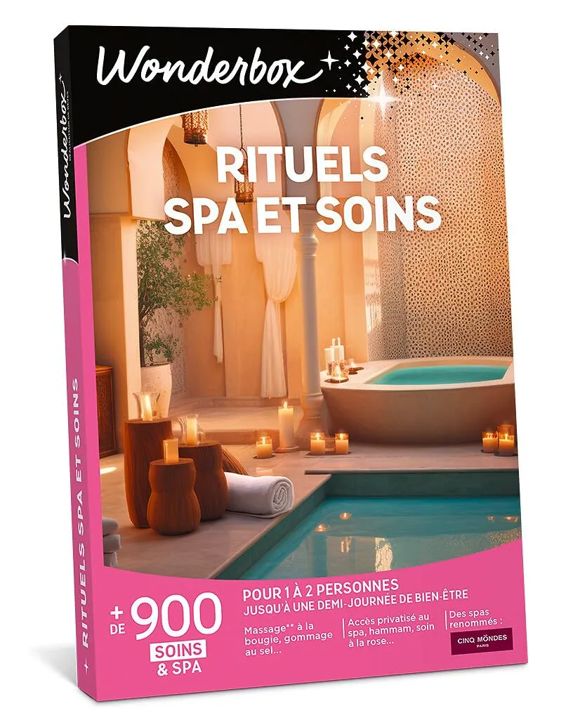 Wonderbox Beauté & bien-être Rituels Spa et Soins coffret 1 à 2 pers.