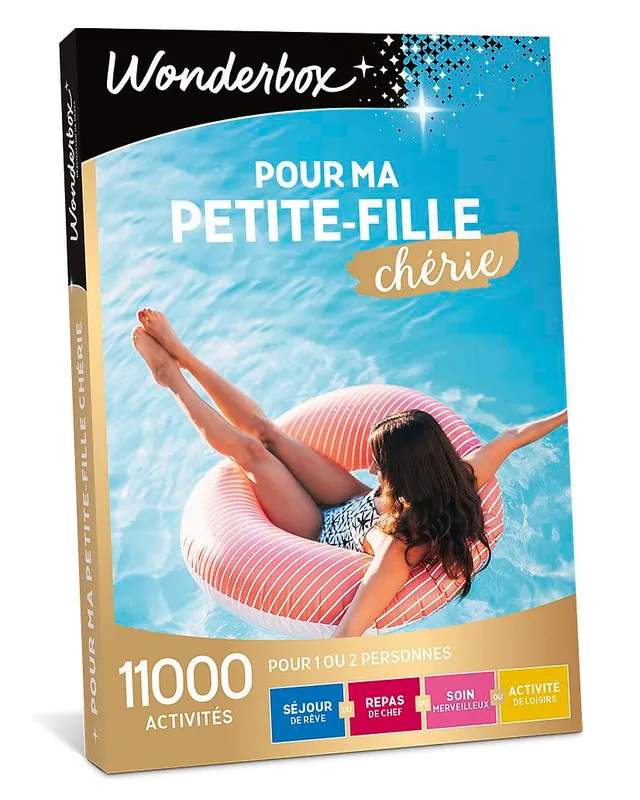 Wonderbox Ma Petite-Fille Chérie coffret cadeau multi-activités 1-2 pers