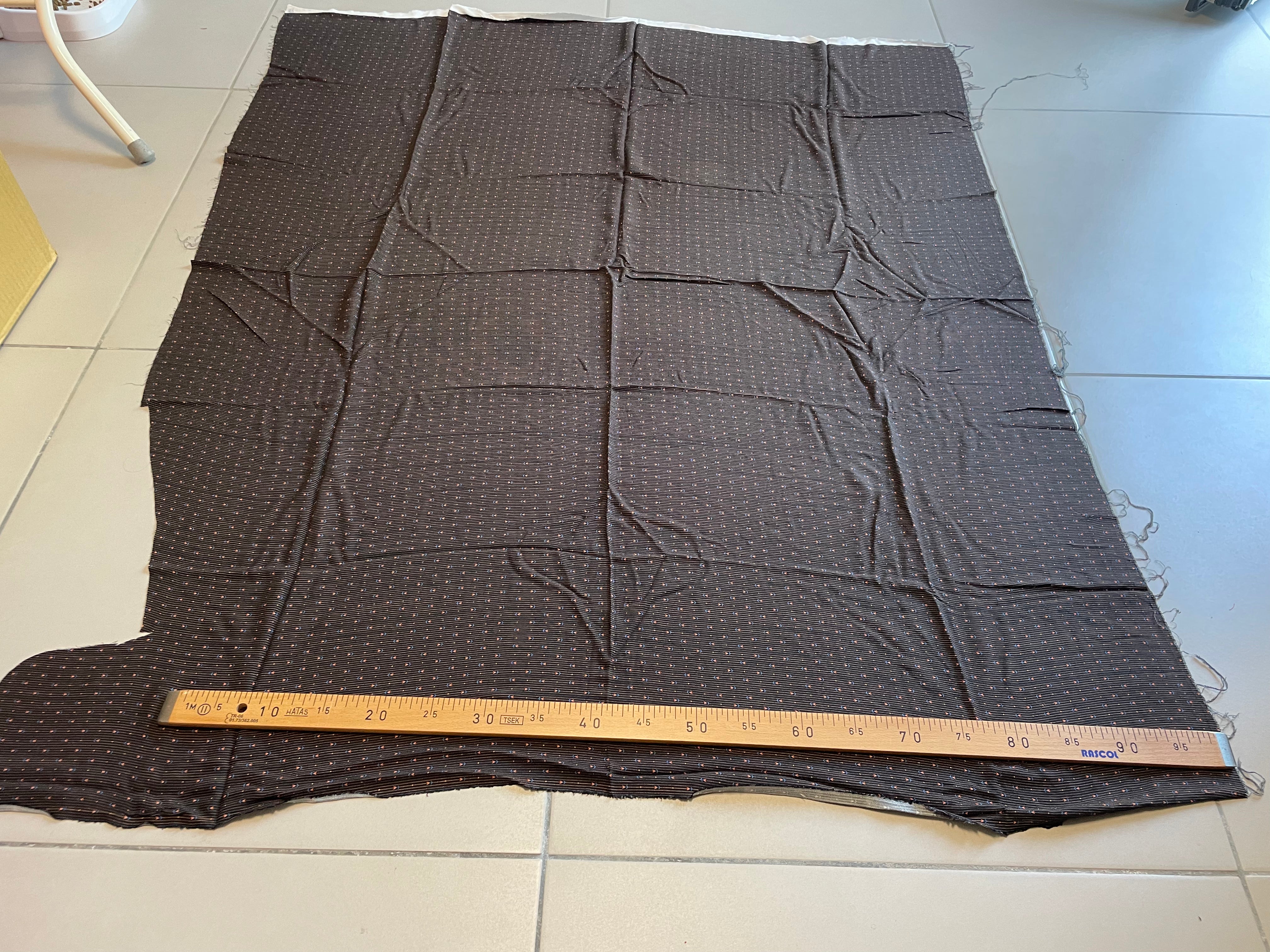 Laeti & Léa Amada coupon twill viscose 1 m noir Ecovero