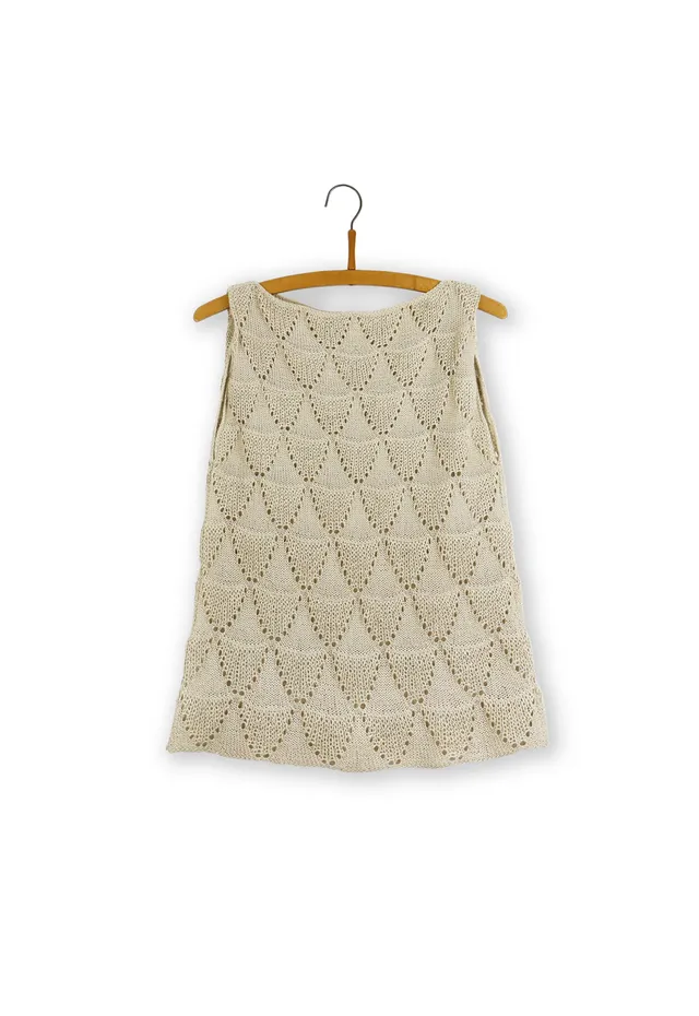 Isager SEASHELL top kit tricot haut été