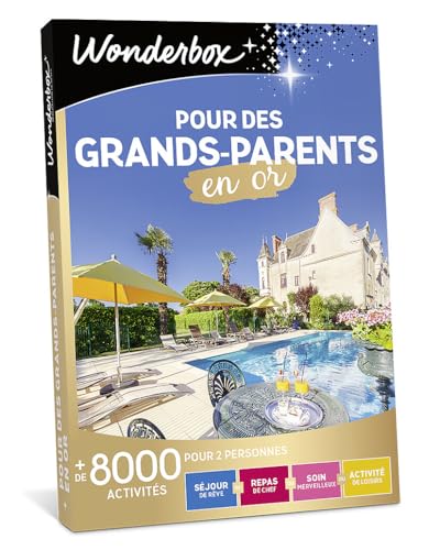Wonderbox Grands-Parents en Or coffret cadeau 2 pers.