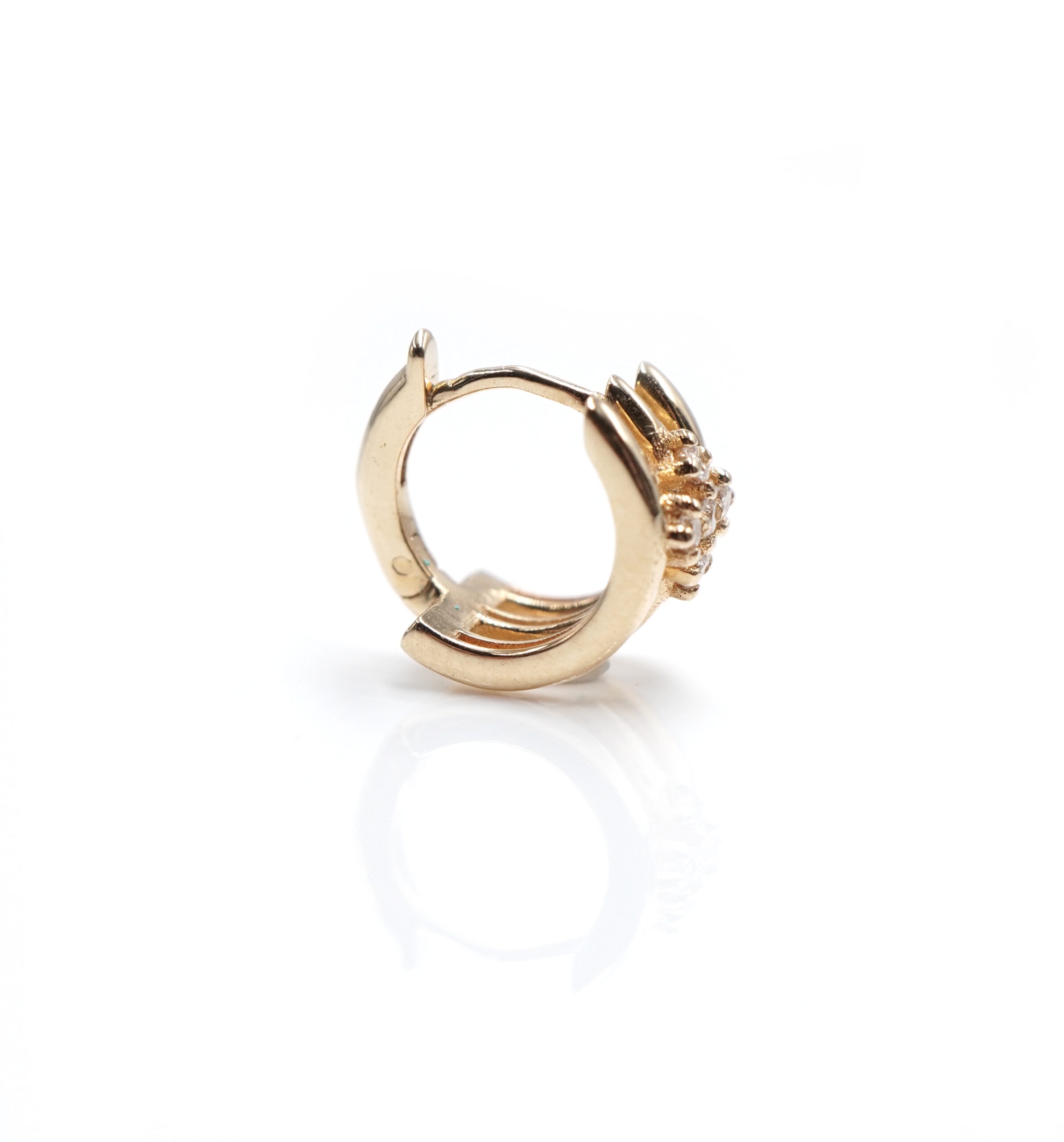 Angèle Brousse Eternity créole croix 3 anneaux or