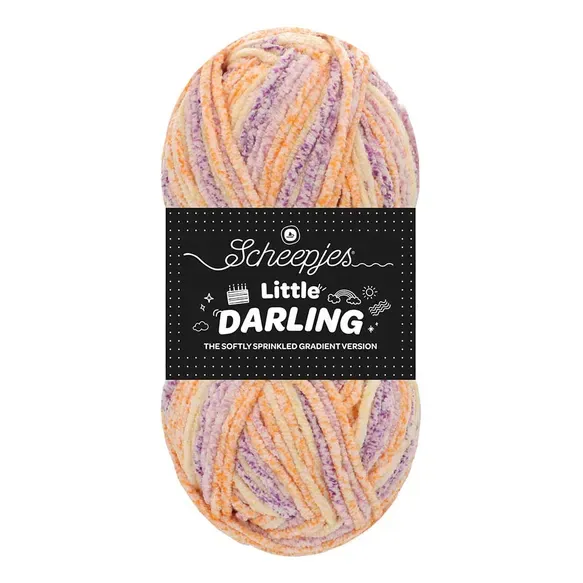 Scheepjes Little Darling 02 fil chenille Sunset nuancé