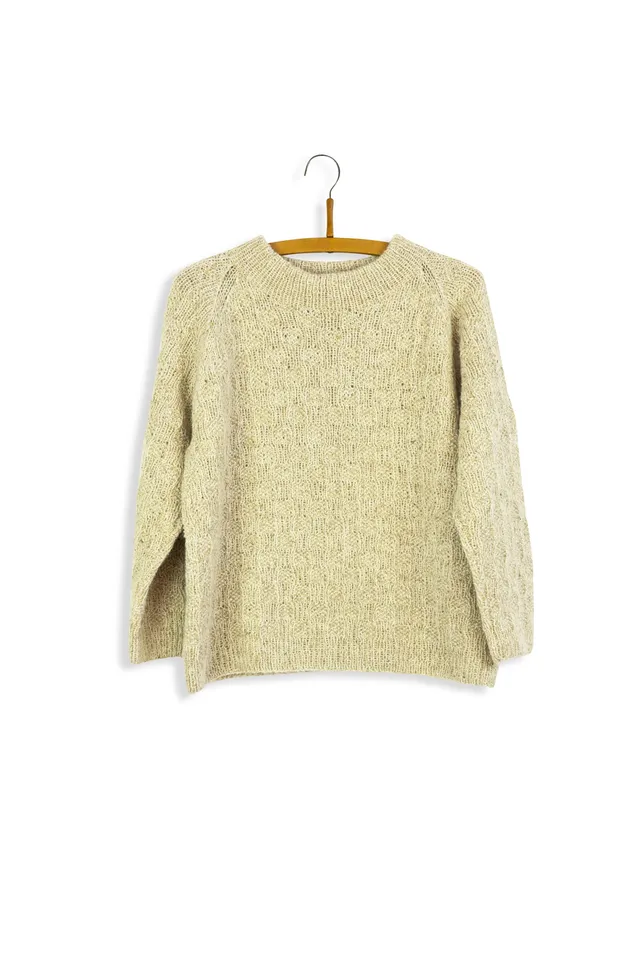 Isager Blomkål patron tricot point texturé