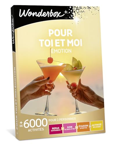 Wonderbox Pour Toi Et Moi Emotion coffret cadeau 2 pers