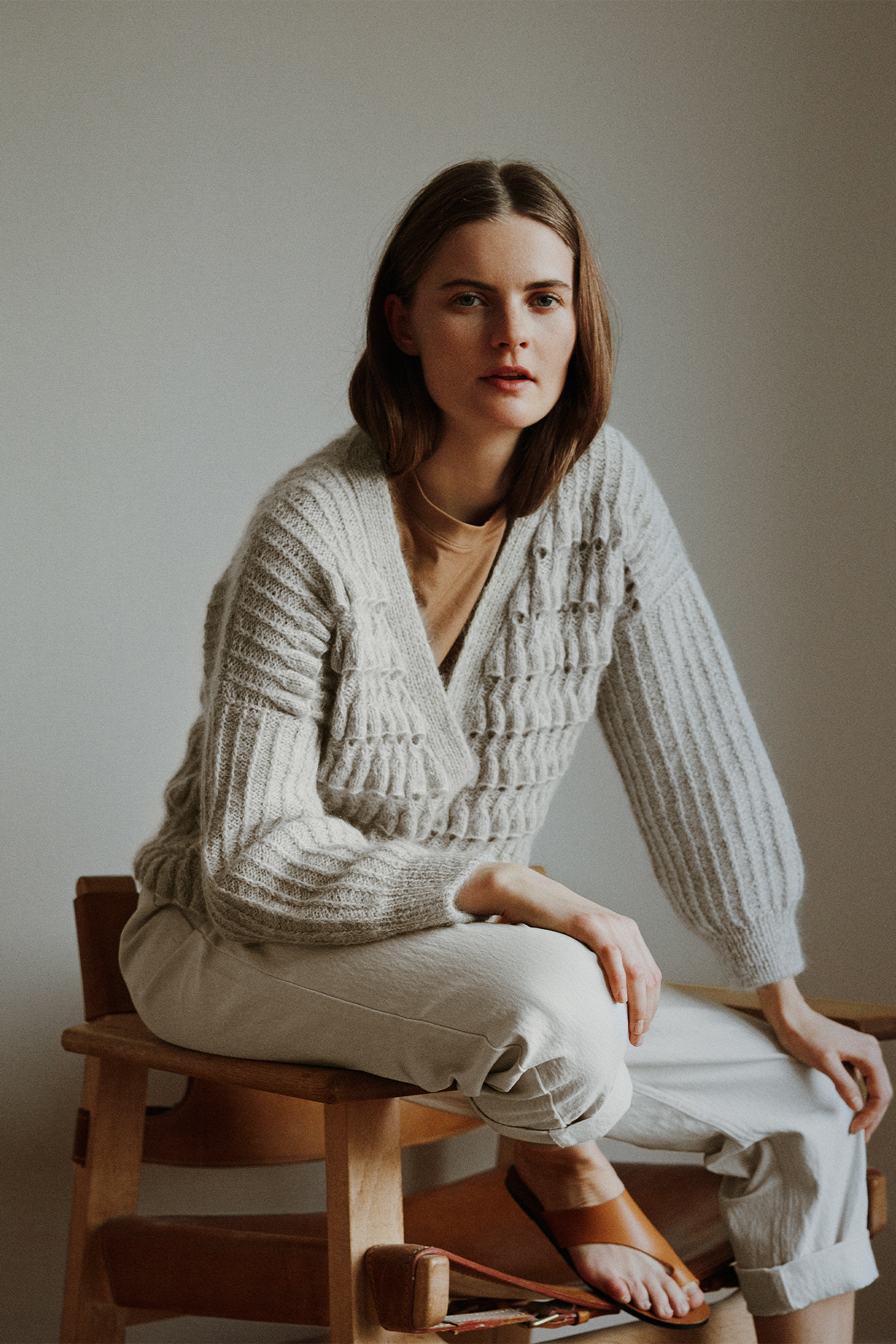 Isager Mariposa kit tricot laine + patron