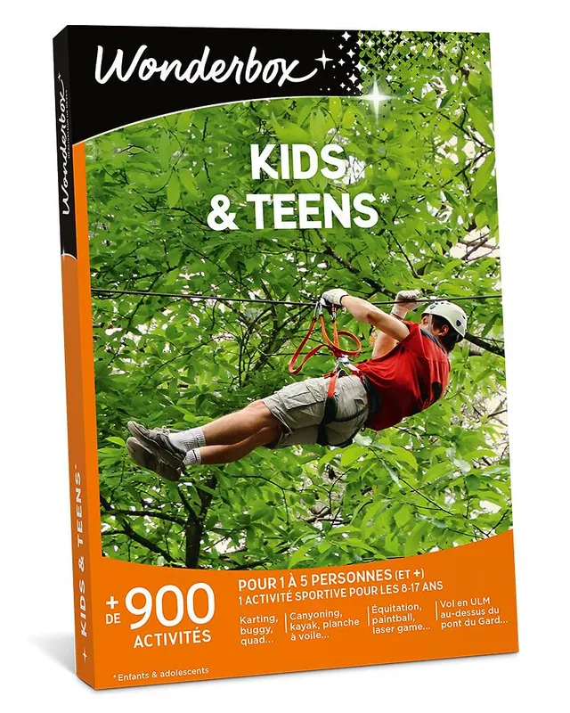 Wonderbox Kids & Teens Aventure coffret enfant 8-17 ans