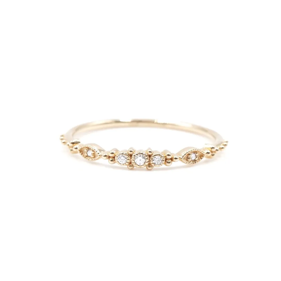 Angèle Brousse Susie Small bague or jaune 18 carats diamants