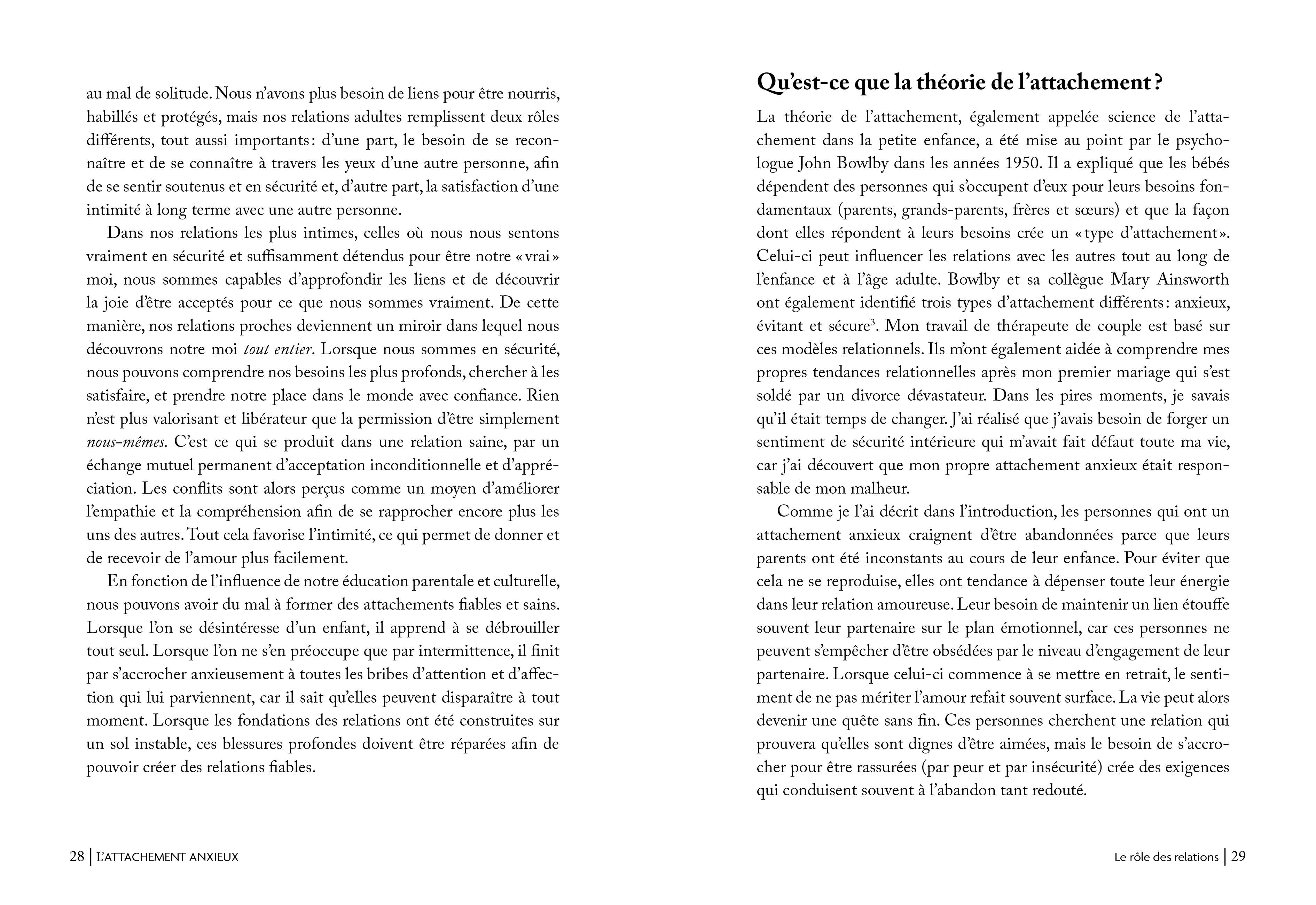 Souccar Guide L'attachement anxieux livre broché psychologie