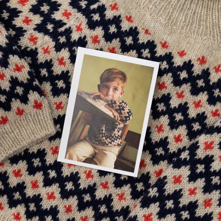 Isager Little Inge Sweater kit tricot Jensen Yarn laine