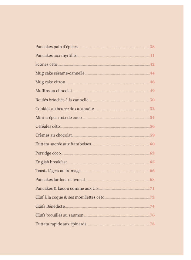 Souccar Guide 30 p'tits dej céto livre broché cuisine