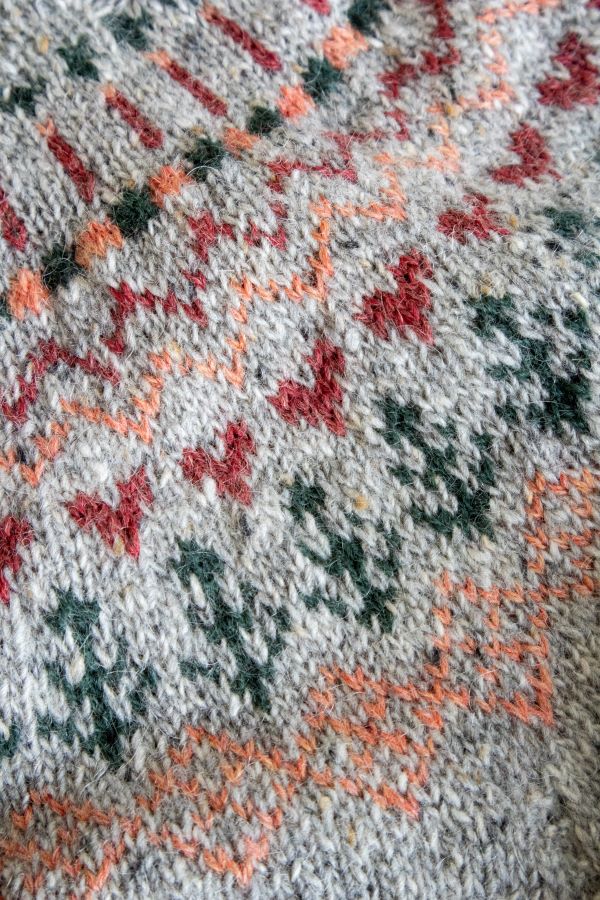 Isager Juletrøje kit tricot pull Noël laine