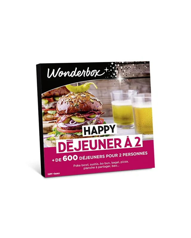 Wonderbox Happy Déjeuner à 2 coffret resto 2 pers.