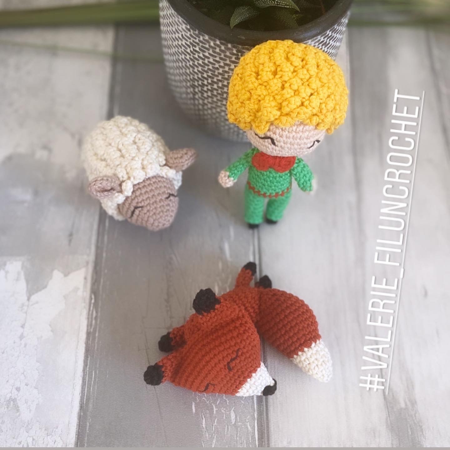 Valerie Fil Un Crochet Petit Prince lot 3 patrons crochet PDF renard