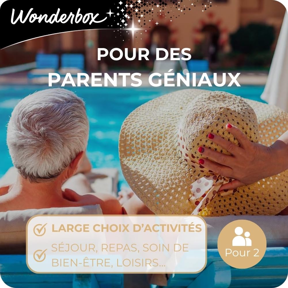 Wonderbox Parents Extra coffret cadeau 2 personnes multi-activités