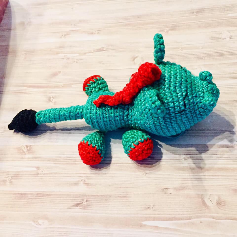 Valerie Fil un Crochet Doudou Dragon patron crochet PDF bébé