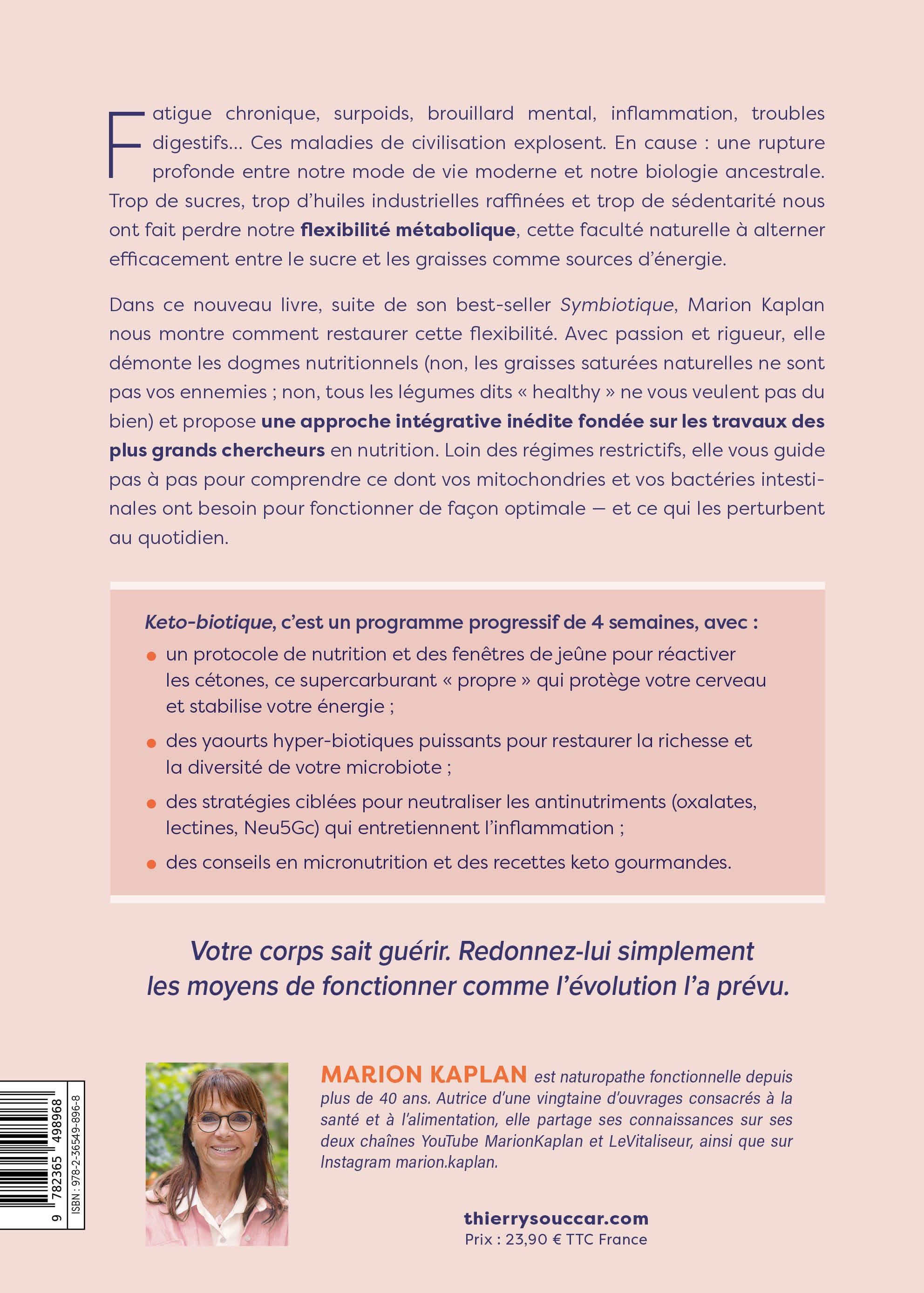 Souccar Guide Keto-biotique livre broché microbiote 4 semaines