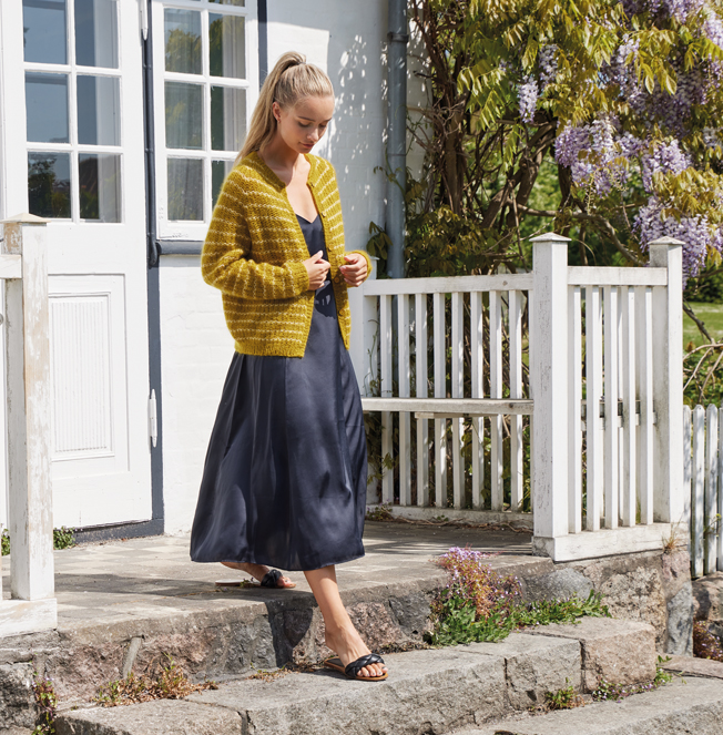 Isager Fynsk Forår kit tricot pull printemps femme