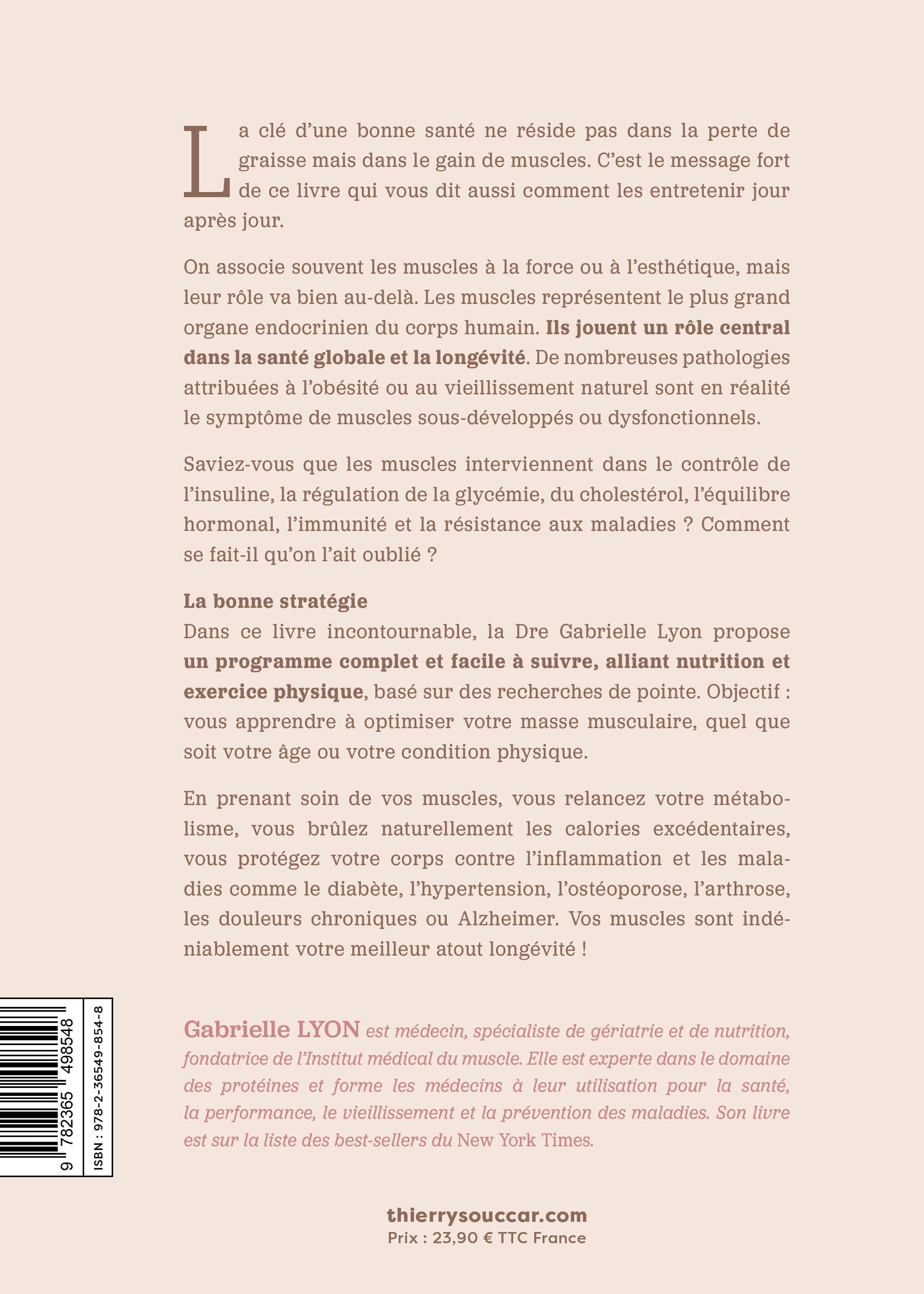 Souccar Les muscles livre broché masse musculaire longévité