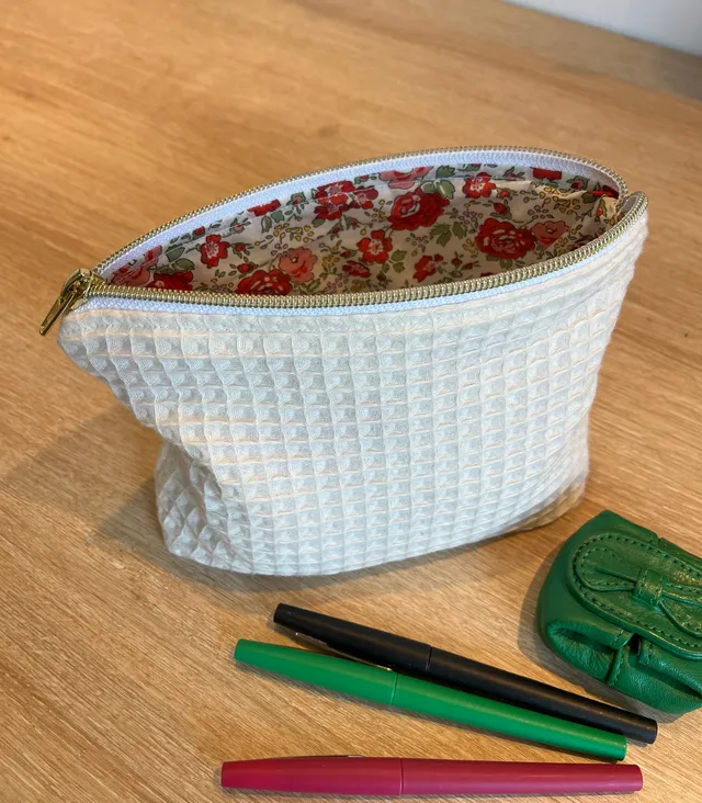 Laeti & Léa Petite trousse personnalisable zippée 15x22 cm