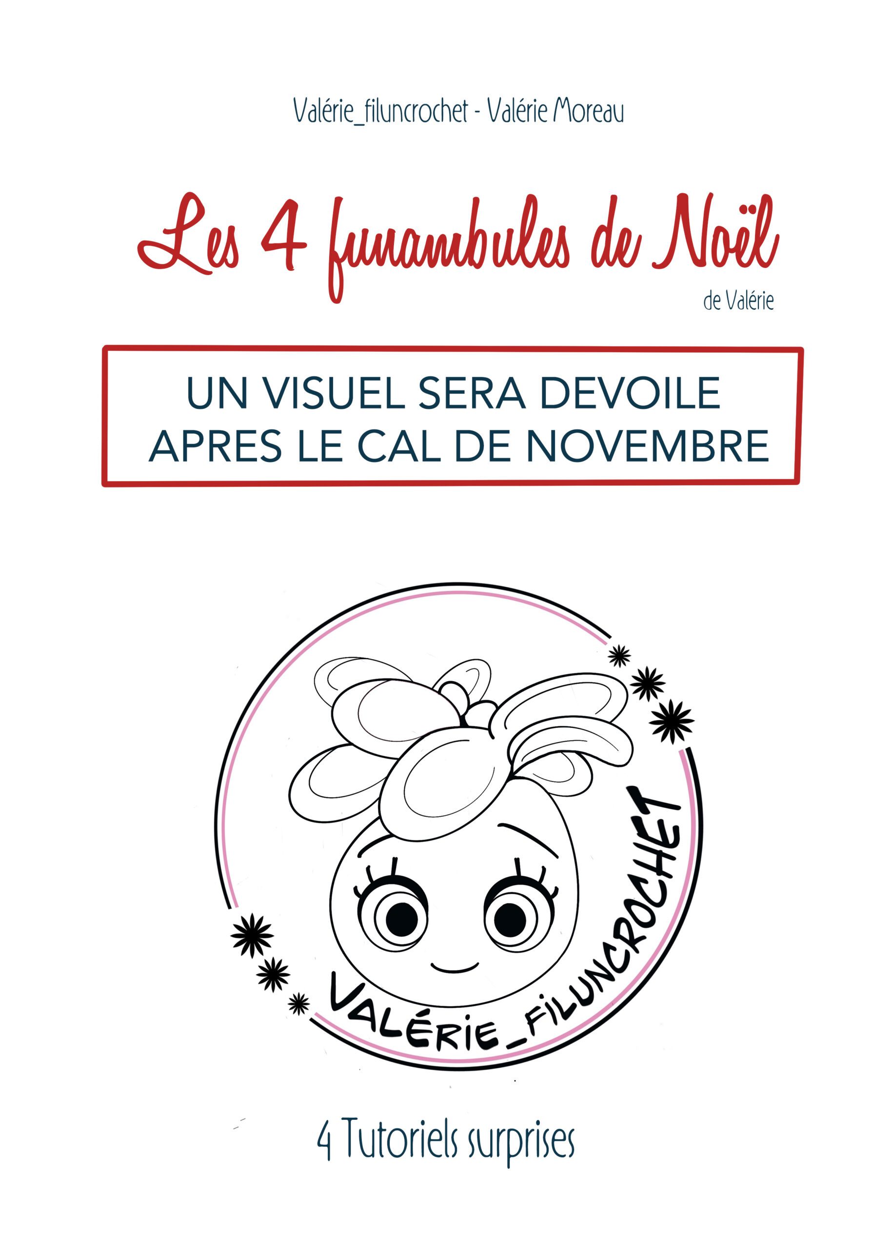 Valerie Fil un crochet Les 4 Funambules livre Noël amigurumi