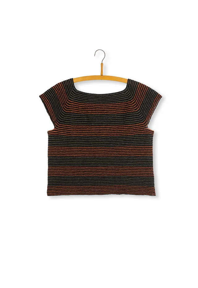 Isager Kontrast patron tricot blouse et pull