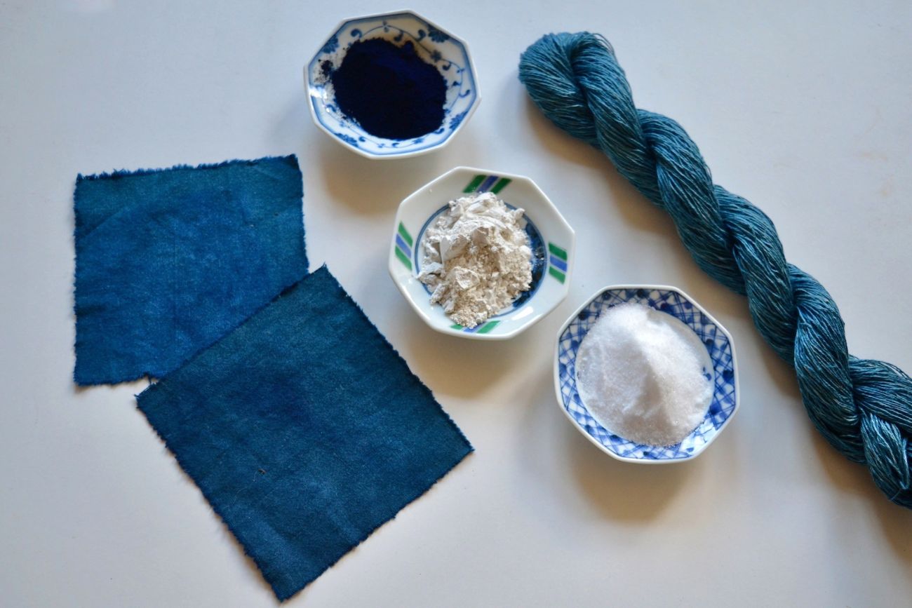 Isager Workshops Indigo et Sashiko atelier teinture