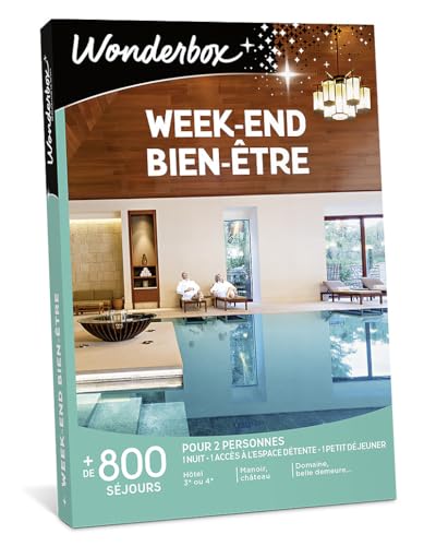 Wonderbox Week-End Bien-Être coffret cadeau 1 nuit 2 personnes spa