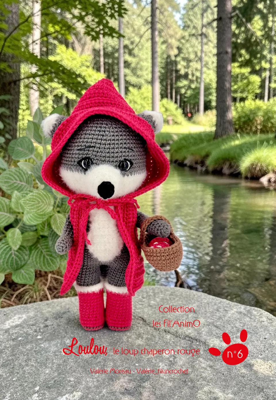 Valerie Fil Un Crochet Loulou livret crochet loup chaperon rouge