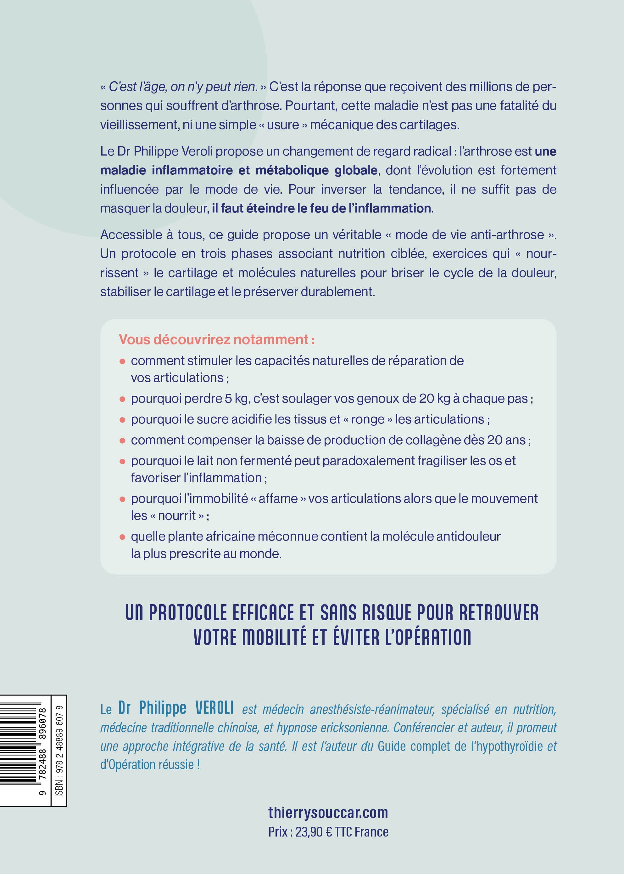 Souccar Editions Guide pratique Le guide complet de l'arthrose livre broché