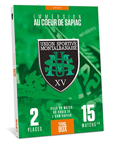 Tick&Box US Montauban coffret places rugby 2 places