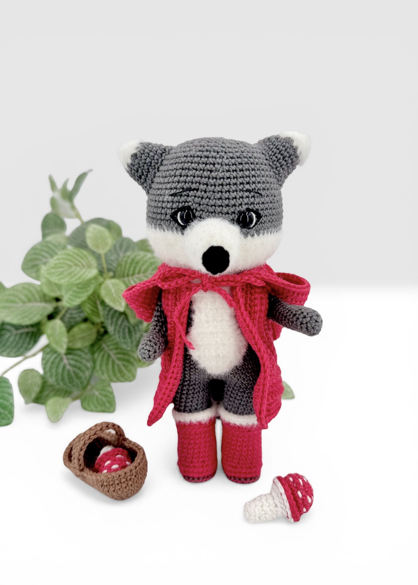 Valerie Fil Un Crochet Loulou livret crochet loup chaperon rouge