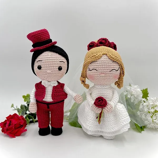 Valerie Les Tutoriels Les Mariés tuto crochet mariage