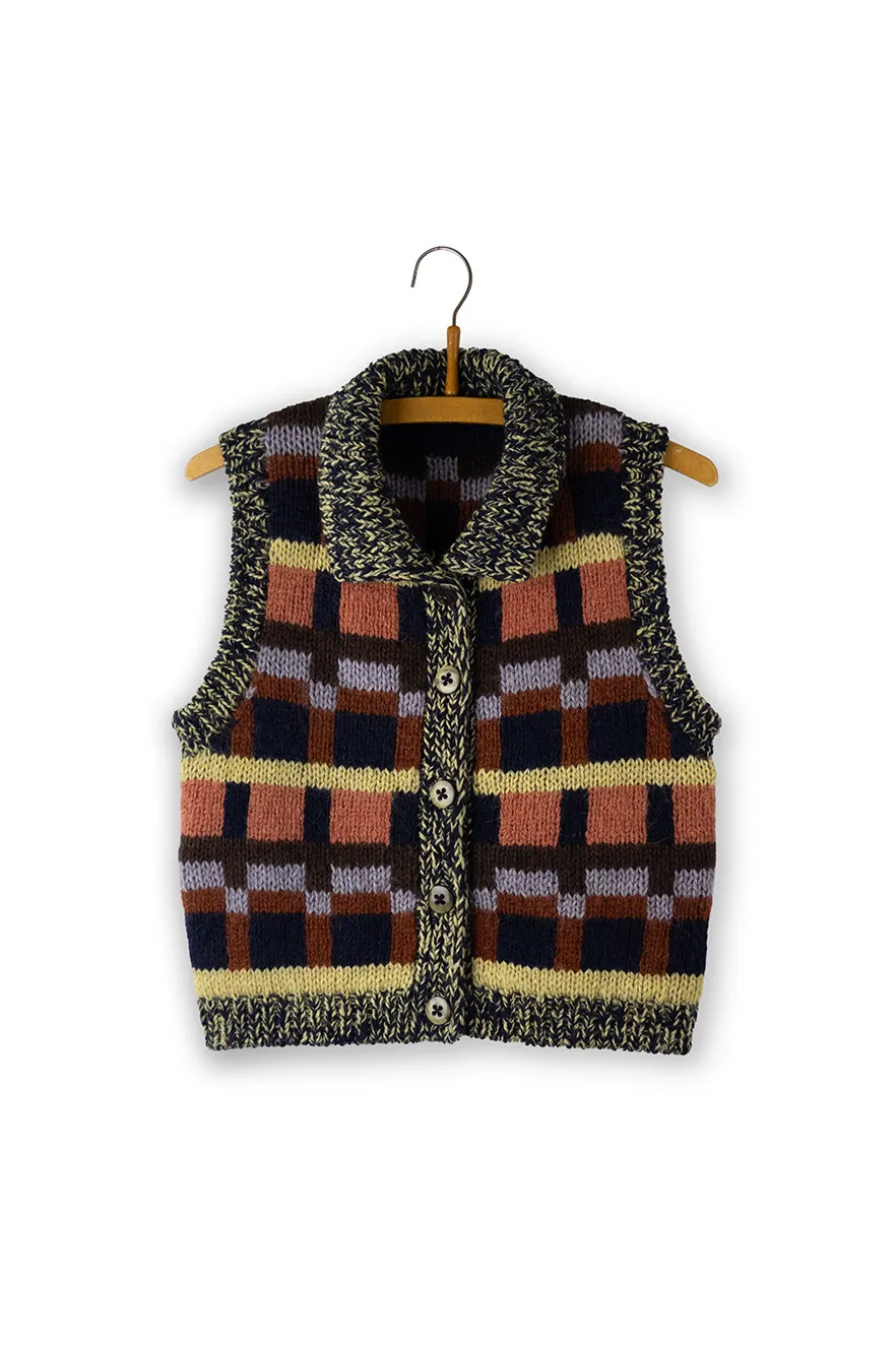 Isager Patterns Anni Vest patron tricot gilet femme