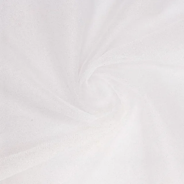 Valérie Accessoires tulle blanc à paillettes 25 x 140 cm