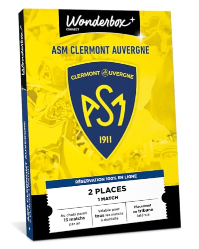 Wonderbox ASM Clermont coffret cadeau 2 places match rugby