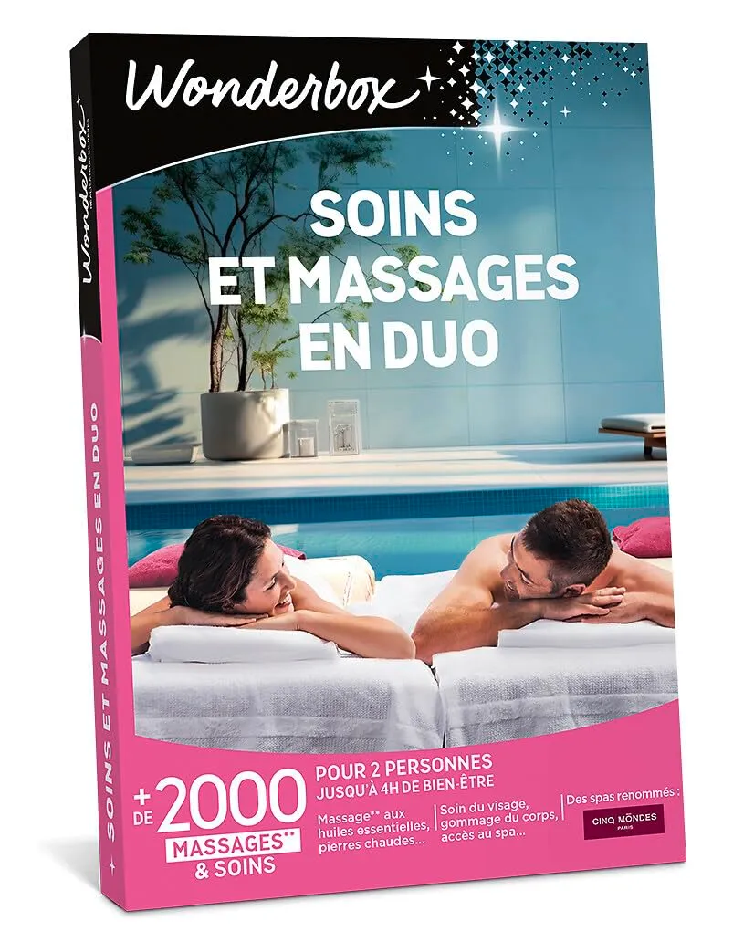 Wonderbox Soins et Massages coffret bien-être duo pour 2