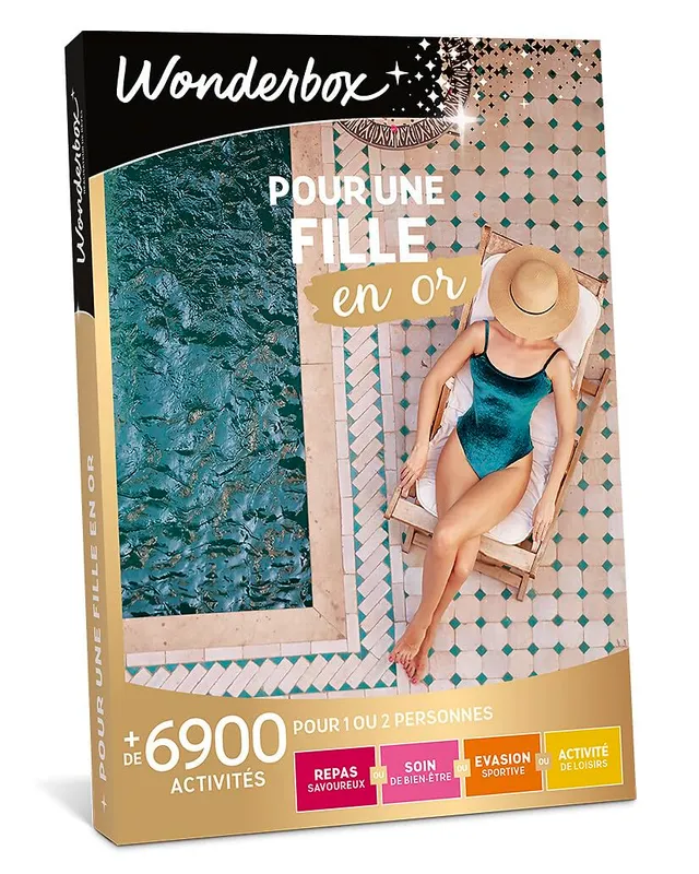 Wonderbox Multi-thèmes Fille Gars en Or coffret cadeau elle lui
