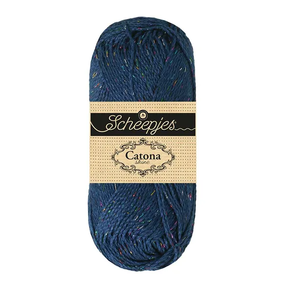 Scheepjes Catona Shine 527-R Minuit fil coton brillant